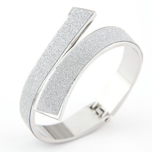 Fashion Gold/Silver Cuff Bracelets & Bangles for Women Men Jewelry Matted Charm Bracelet - CelebritystyleFashion.com.au online clothing shop australia