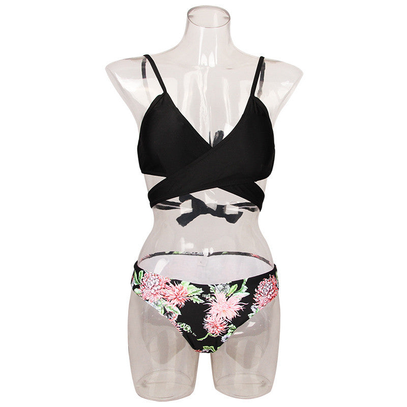 Sexy Criss Cross Bikini Brazilian Bandage Swimsuit Women Push Up Swimwear Bikini Set Wrap Top Bathing Suits Biquini - CelebritystyleFashion.com.au online clothing shop australia