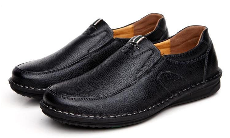 Men Casual Shoes men's leather shoes flats soft comfortable Fashion British Style Shoes 8A106 - CelebritystyleFashion.com.au online clothing shop australia