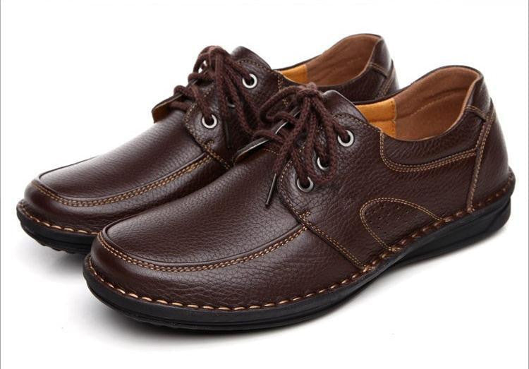 Men Casual Shoes men's leather shoes flats soft comfortable Fashion British Style Shoes 8A106 - CelebritystyleFashion.com.au online clothing shop australia