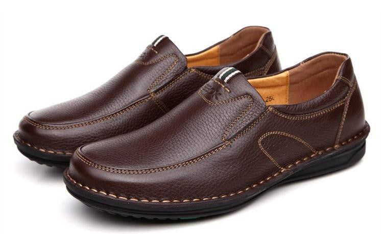 Men Casual Shoes men's leather shoes flats soft comfortable Fashion British Style Shoes 8A106 - CelebritystyleFashion.com.au online clothing shop australia