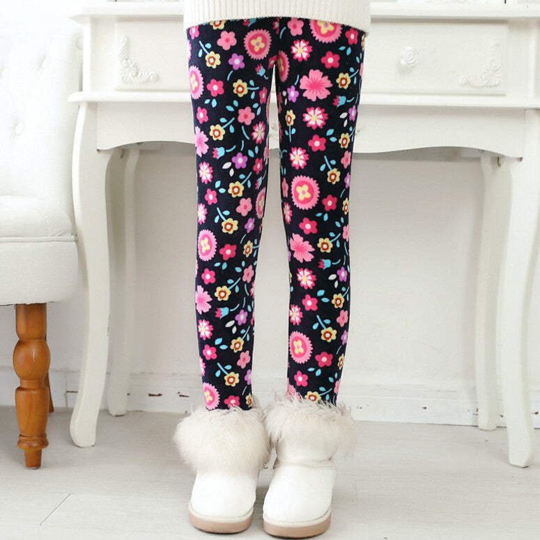 New Winter Girls leggings Children kids Pants Plus Velvet Thick Warm Pants Kids Trousers children's clothing bobo choses - CelebritystyleFashion.com.au online clothing shop australia