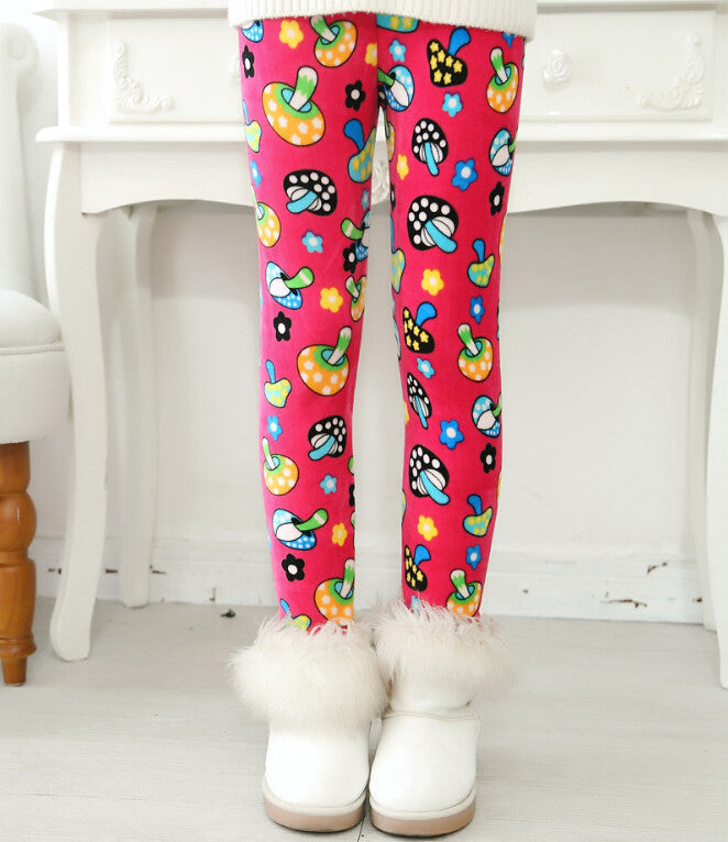 New Winter Girls leggings Children kids Pants Plus Velvet Thick Warm Pants Kids Trousers children's clothing bobo choses - CelebritystyleFashion.com.au online clothing shop australia