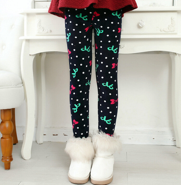 New Winter Girls leggings Children kids Pants Plus Velvet Thick Warm Pants Kids Trousers children's clothing bobo choses - CelebritystyleFashion.com.au online clothing shop australia