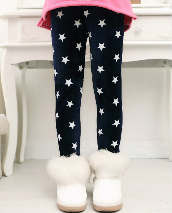 New Winter Girls leggings Children kids Pants Plus Velvet Thick Warm Pants Kids Trousers children's clothing bobo choses - CelebritystyleFashion.com.au online clothing shop australia