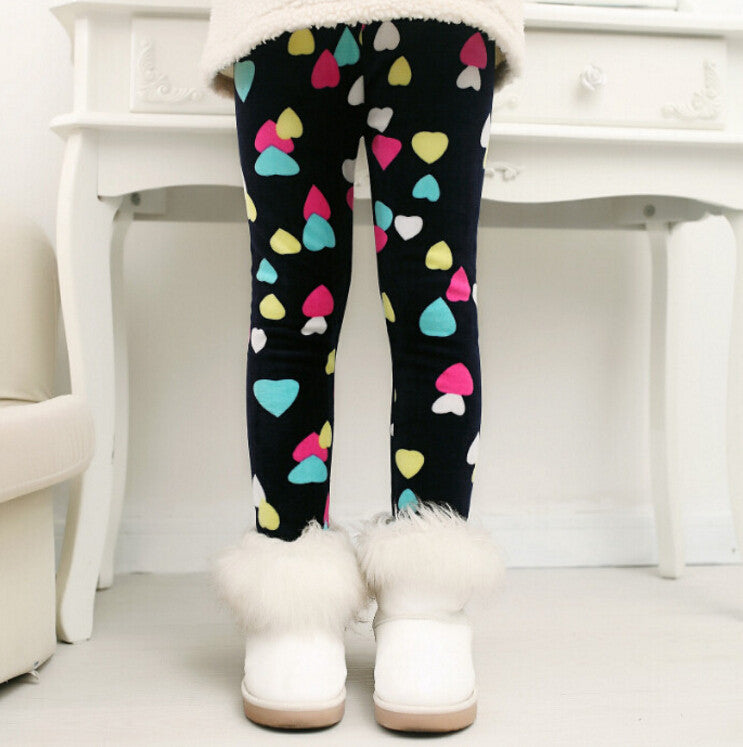 New Winter Girls leggings Children kids Pants Plus Velvet Thick Warm Pants Kids Trousers children's clothing bobo choses - CelebritystyleFashion.com.au online clothing shop australia