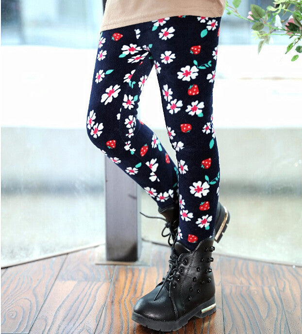 New Winter Girls leggings Children kids Pants Plus Velvet Thick Warm Pants Kids Trousers children's clothing bobo choses - CelebritystyleFashion.com.au online clothing shop australia