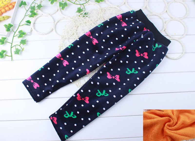Plus Velvet Girl Kids Winter Pants Thickening Girls Leggings Cartoon For 24M-10Years Warm Girls' Trousers Children's Clothing - CelebritystyleFashion.com.au online clothing shop australia
