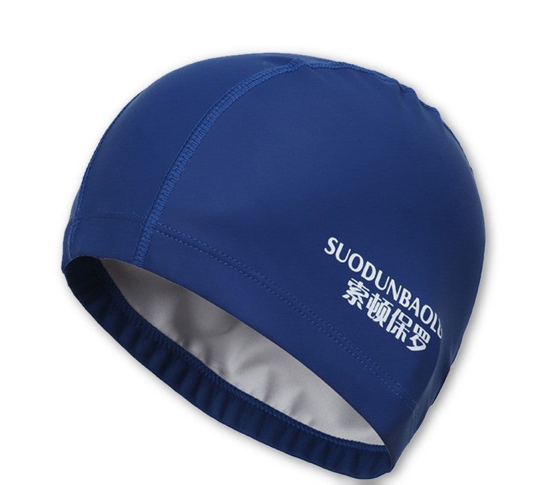 Elastic Waterproof PU Fabric Protect Ears Long Hair Sports Swim Pool Hat Swimming Cap size for Men & Women Adults-Dollar Bargains Online Shopping Australia
