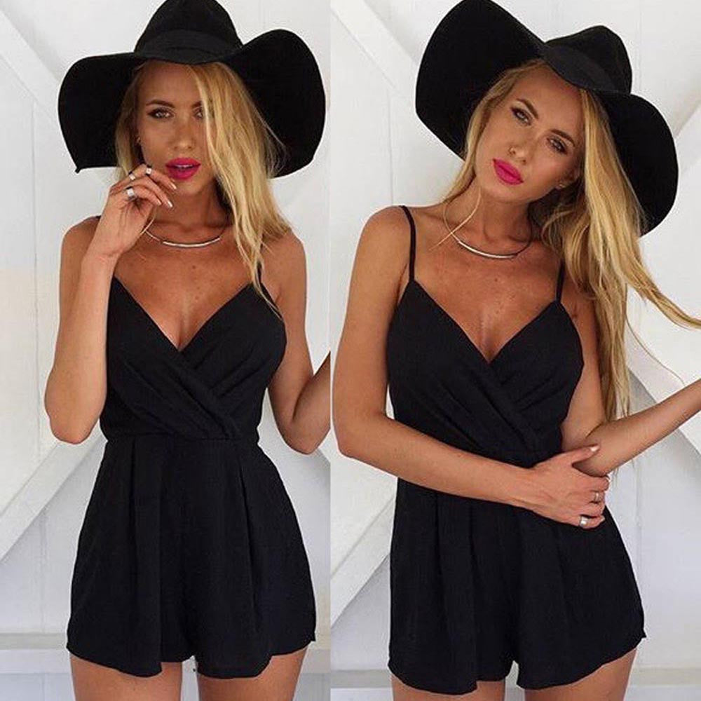 rompers womens jumpsuit Summer Sexy Playsuit Bodycon Party Jumpsuit Romper Trousers Clubwear Bodysuit Playsuit-Dollar Bargains Online Shopping Australia
