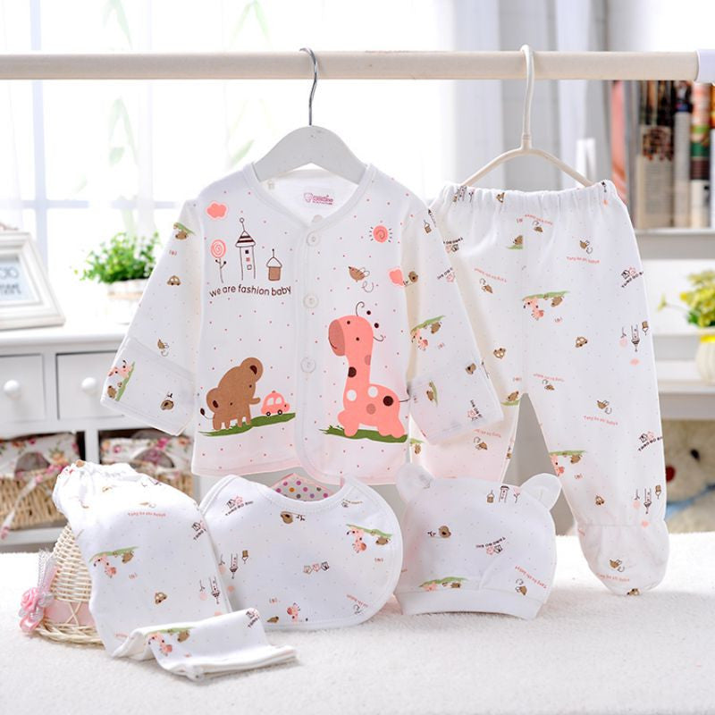 Newborn Baby 100% Cotton Shirt and Pants Suits Infant Clothes Outfits 0-3M - CelebritystyleFashion.com.au online clothing shop australia