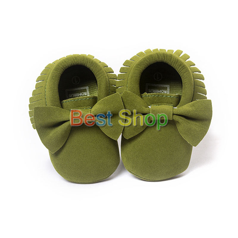 Cute Butterfly-knot Tassels Baby Moccasin Quality Infant Babies First Walkers Newborn Footwears Indoor Boots - CelebritystyleFashion.com.au online clothing shop australia