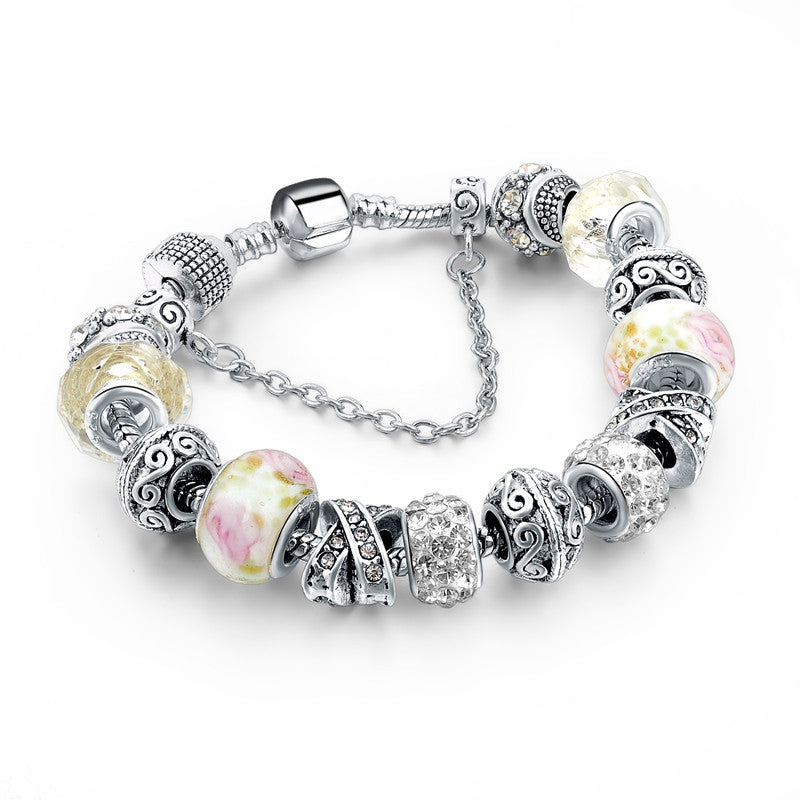 Szelam Jewellery European Charm Bracelets For Women 925 Silver Chain Bracelets & Bangles DIY Jewelry Pulseras SBR160014 - CelebritystyleFashion.com.au online clothing shop australia