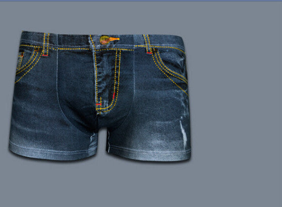 Sexy Underwear Men Classic Printed Cotton Spandex Underpants Mens underwear Boxers Shorts-Dollar Bargains Online Shopping Australia