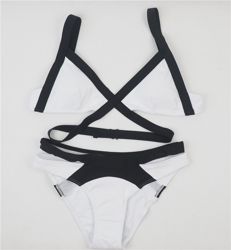 Women Swimwear Push up Swimsuit Red White Black bikini cheap bandage swimsuit plavky biquini biquinis feminino 2015 - CelebritystyleFashion.com.au online clothing shop australia