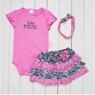 New Fashion Baby Clothing Set Baby Girl Sets Romper+Tutu Skirt+Headband Newborn bebe Spring Summer Baby Girl Clothes - CelebritystyleFashion.com.au online clothing shop australia