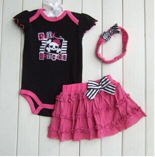 New Fashion Baby Clothing Set Baby Girl Sets Romper+Tutu Skirt+Headband Newborn bebe Spring Summer Baby Girl Clothes - CelebritystyleFashion.com.au online clothing shop australia