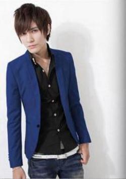 Fashion Men suit Slim Fit blazer coat jackets Shirt Stylish Cotton Solid 8 Colors - CelebritystyleFashion.com.au online clothing shop australia