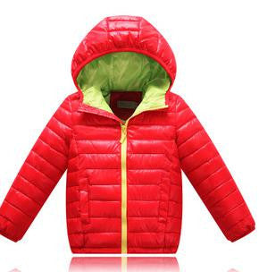Hooded Girls Boys Winter Coat Long Sleeve Boys Winter Jacket WindProof Children Kids Winter Jacket 4 to 12 Years - CelebritystyleFashion.com.au online clothing shop australia