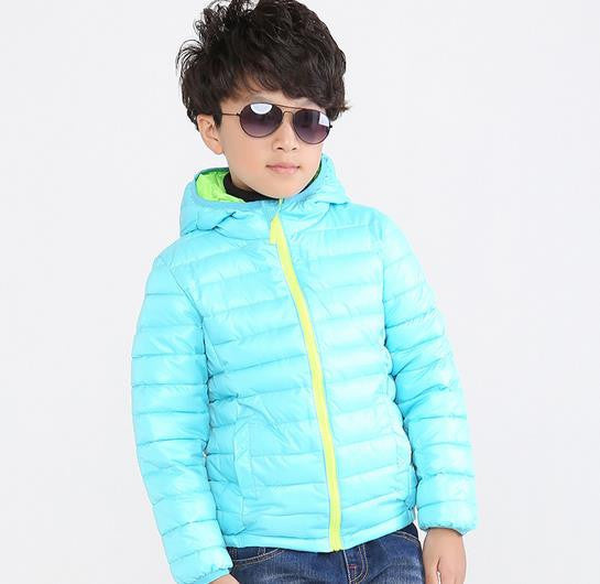 Hooded Girls Boys Winter Coat Long Sleeve Boys Winter Jacket WindProof Children Kids Winter Jacket 4 to 12 Years - CelebritystyleFashion.com.au online clothing shop australia