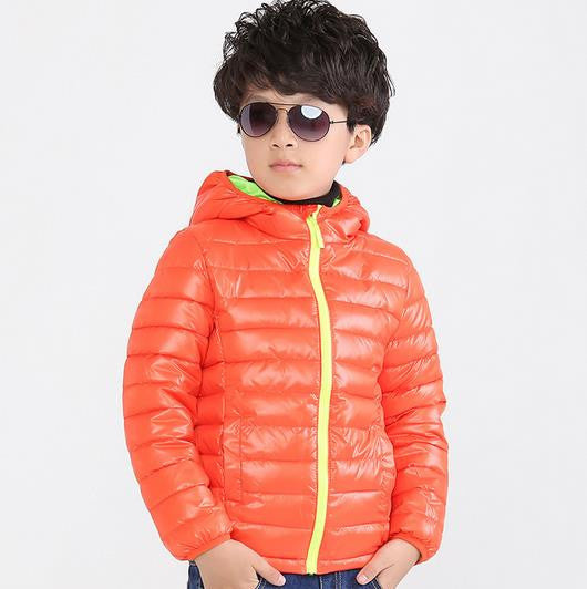 Hooded Girls Boys Winter Coat Long Sleeve Boys Winter Jacket WindProof Children Kids Winter Jacket 4 to 12 Years - CelebritystyleFashion.com.au online clothing shop australia