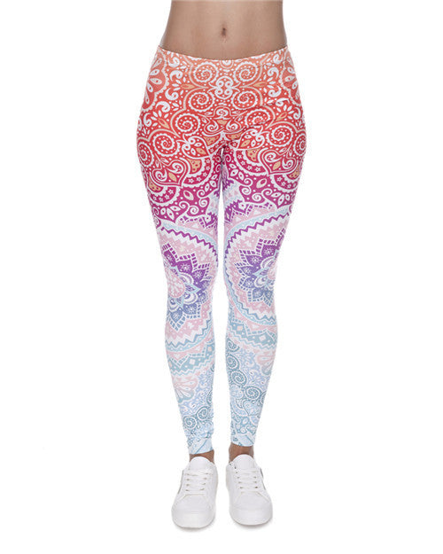 Mix City 3D Print Muffin Jersey Leggings Fashion Casual Women/girl Leggings Pink Fitness Legging Pants High Elastic-Dollar Bargains Online Shopping Australia