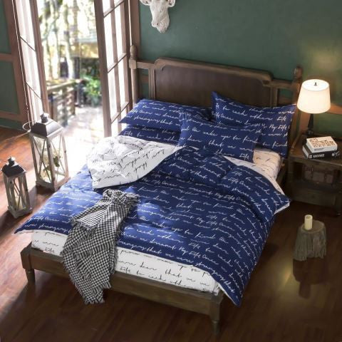 Bed linen set bedding set bedclothes duvet cover bed sheet pillowcases-Dollar Bargains Online Shopping Australia