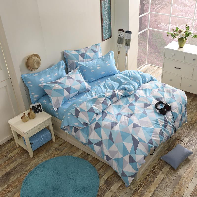 Bed linen set bedding set bedclothes duvet cover bed sheet pillowcases-Dollar Bargains Online Shopping Australia