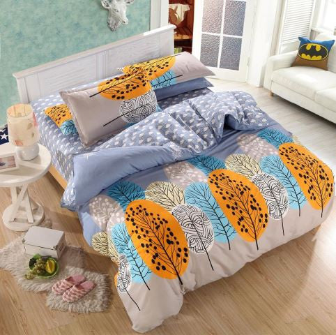 Bed linen set bedding set bedclothes duvet cover bed sheet pillowcases-Dollar Bargains Online Shopping Australia