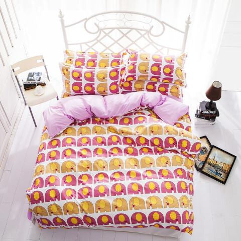 Bed linen set bedding set bedclothes duvet cover bed sheet pillowcases-Dollar Bargains Online Shopping Australia