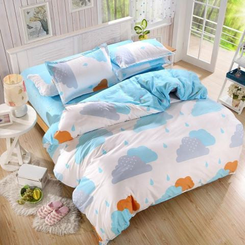 Bed linen set bedding set bedclothes duvet cover bed sheet pillowcases-Dollar Bargains Online Shopping Australia