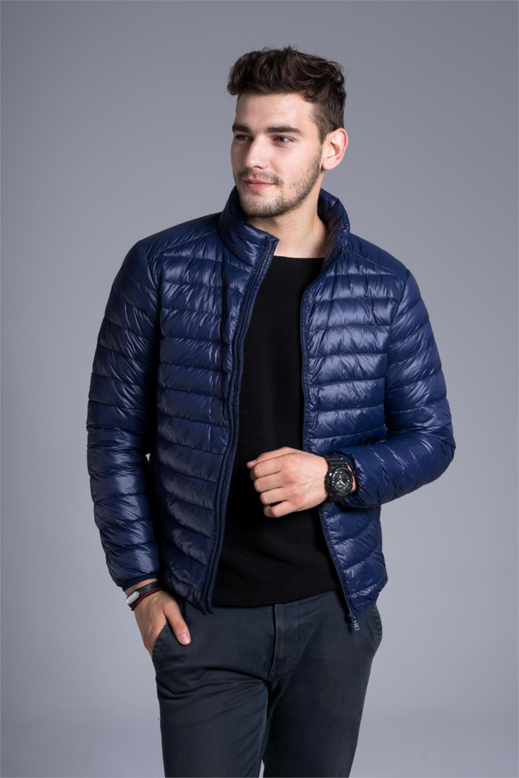 Autumn Winter Duck Down Jacket, Ultra Light Thin plus size winter jacket for men Fashion mens Outerwear coat - CelebritystyleFashion.com.au online clothing shop australia