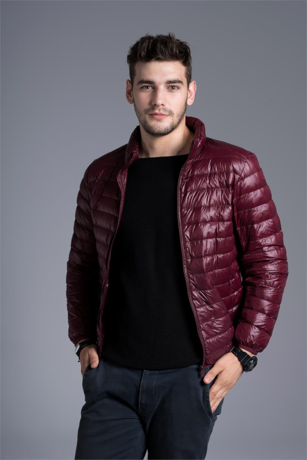 Autumn Winter Duck Down Jacket, Ultra Light Thin plus size winter jacket for men Fashion mens Outerwear coat - CelebritystyleFashion.com.au online clothing shop australia