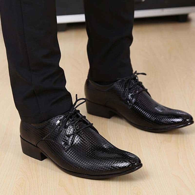 Fashion Men PU Leather Shoes male Flats High Quality Men Shoes Oxford Shoes-Dollar Bargains Online Shopping Australia