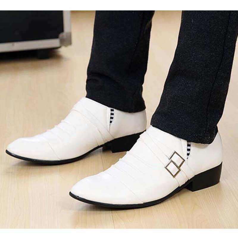 Fashion Men PU Leather Shoes male Flats High Quality Men Shoes Oxford Shoes-Dollar Bargains Online Shopping Australia