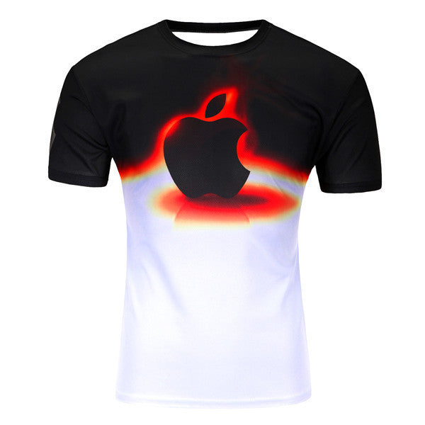 Men Fashion 3D Animal Creative T-Shirt, Lightning/smoke lion/lizard/water droplets 3d printed short sleeve T Shirt M-4XL - CelebritystyleFashion.com.au online clothing shop australia