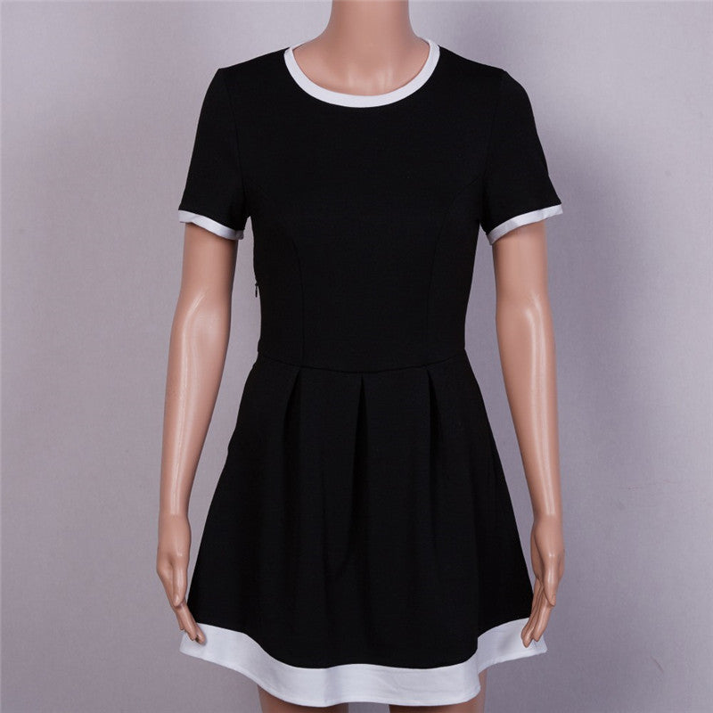 Summer dress women Sheath dresses Striped Dress Short Sleeve plus size women clothing dresses Mid-Calf-Dollar Bargains Online Shopping Australia