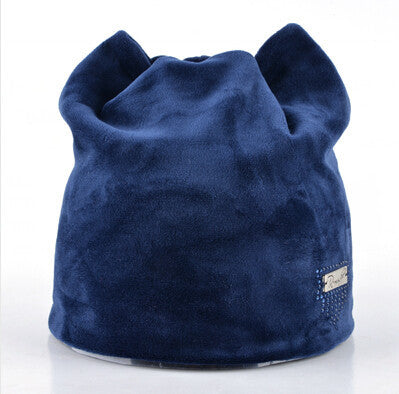 Winter hats for woman beanies flannel cute hat girl autumn beanie caps warmer bonnet ladies casual cap - CelebritystyleFashion.com.au online clothing shop australia