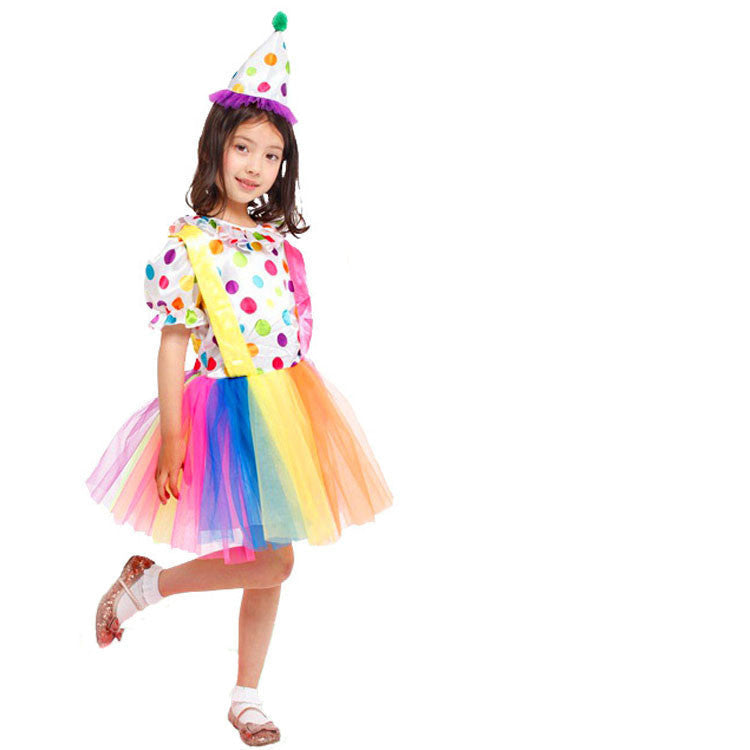 Halloween Costumes Kids Children Circus Clown Costume Naughty Harlequin Fancy Fantasia Infantil Cosplay Clothing for Boys Girls - CelebritystyleFashion.com.au online clothing shop australia