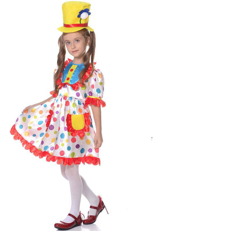 Halloween Costumes Kids Children Circus Clown Costume Naughty Harlequin Fancy Fantasia Infantil Cosplay Clothing for Boys Girls - CelebritystyleFashion.com.au online clothing shop australia