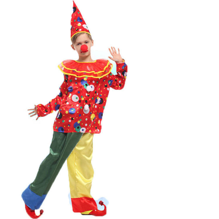 Halloween Costumes Kids Children Circus Clown Costume Naughty Harlequin Fancy Fantasia Infantil Cosplay Clothing for Boys Girls - CelebritystyleFashion.com.au online clothing shop australia