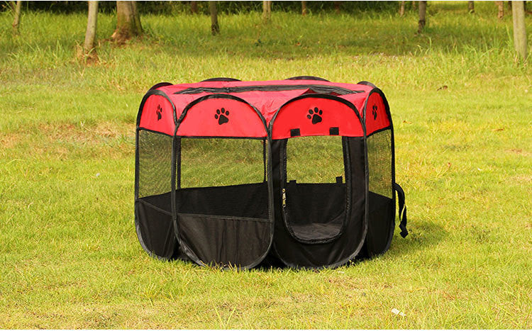 Pet Cage Supplies 600D Oxford Dog Carrier Dog Playpen For Dog Cat Fence Kennel Dog House Outdoor Cat House Playpen Exercise-Dollar Bargains Online Shopping Australia