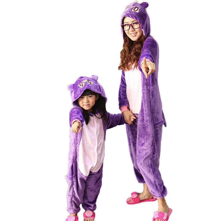 Animal pajamas one piece Family matching outfits Adult onesie Mother and daughter clothes Totoro Dinosaur Unicorn Pyjamas women-Dollar Bargains Online Shopping Australia