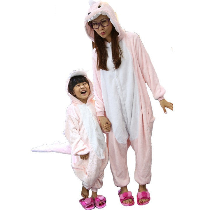 Animal pajamas one piece Family matching outfits Adult onesie Mother and daughter clothes Totoro Dinosaur Unicorn Pyjamas women-Dollar Bargains Online Shopping Australia