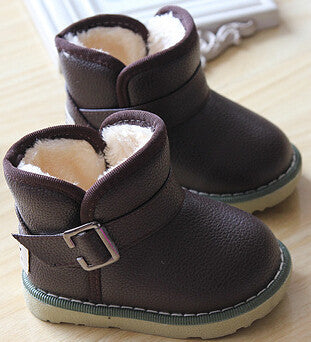 Brand Waterproof Children Boots Winter Baby Shoes Girls Cotton - Padded Shoes Ankle Boys Boots - CelebritystyleFashion.com.au online clothing shop australia