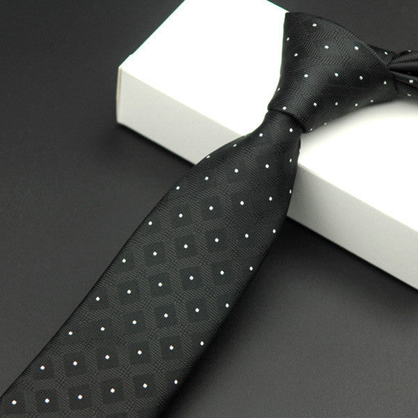 high fashion nano waterproof men black skinny neck tie slim ties for men narrow neckties jacquard corbata 5.5 cm lot - CelebritystyleFashion.com.au online clothing shop australia