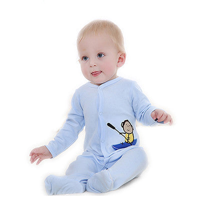 Spring Autumn Baby Romper Long Sleeves Baby Clothes Infant Clothes Cartoon Animal Jumpsuit Baby Girl Romper Baby Clothing - CelebritystyleFashion.com.au online clothing shop australia