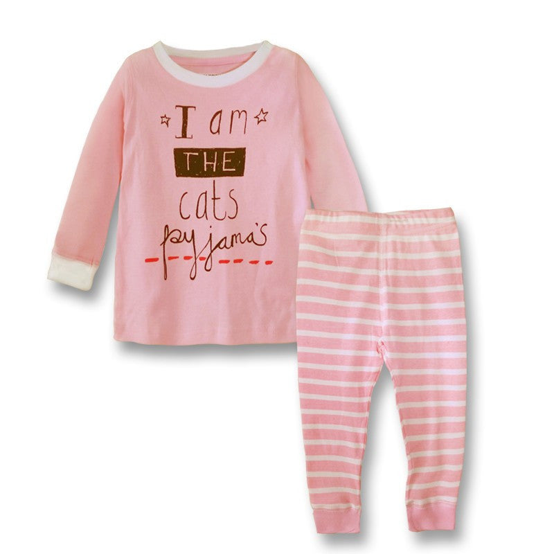 New Children Clothes Sets Baby Girls Sleepwear Long Sleeve Leisure Wear Kids Pajamas Next Girl Clothing Style for 2-7 yrs - CelebritystyleFashion.com.au online clothing shop australia