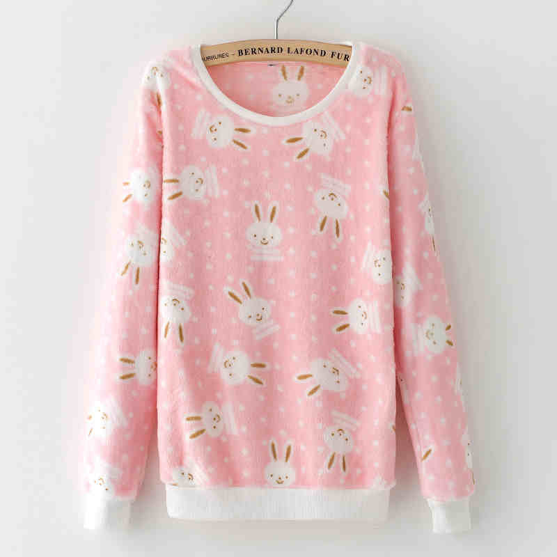 Cute Teddy Bear Harajuku Christmas Sweater Womens Sweaters Fashion Winter Lined Wool Sweater Cashmere Knitted Sweater Wol-Dollar Bargains Online Shopping Australia