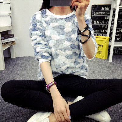 Cute Teddy Bear Harajuku Christmas Sweater Womens Sweaters Fashion Winter Lined Wool Sweater Cashmere Knitted Sweater Wol-Dollar Bargains Online Shopping Australia